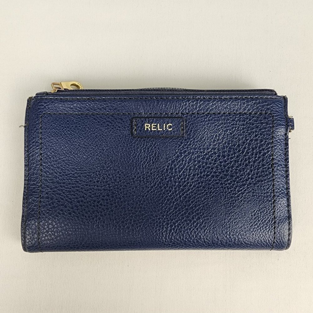 RELIC Blue Vegan Leather Wallet